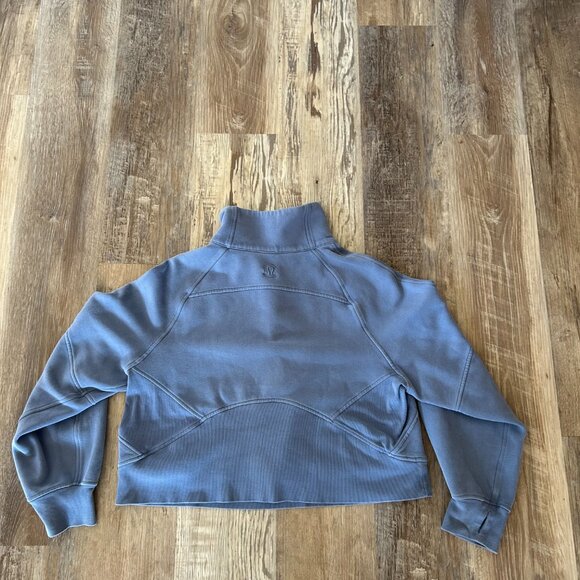 lululemon scuba oversized Funnel-Neck Half Zip blue size M/L - Picture 2 of 4